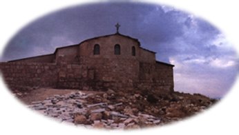 Cherch on mount Nebo